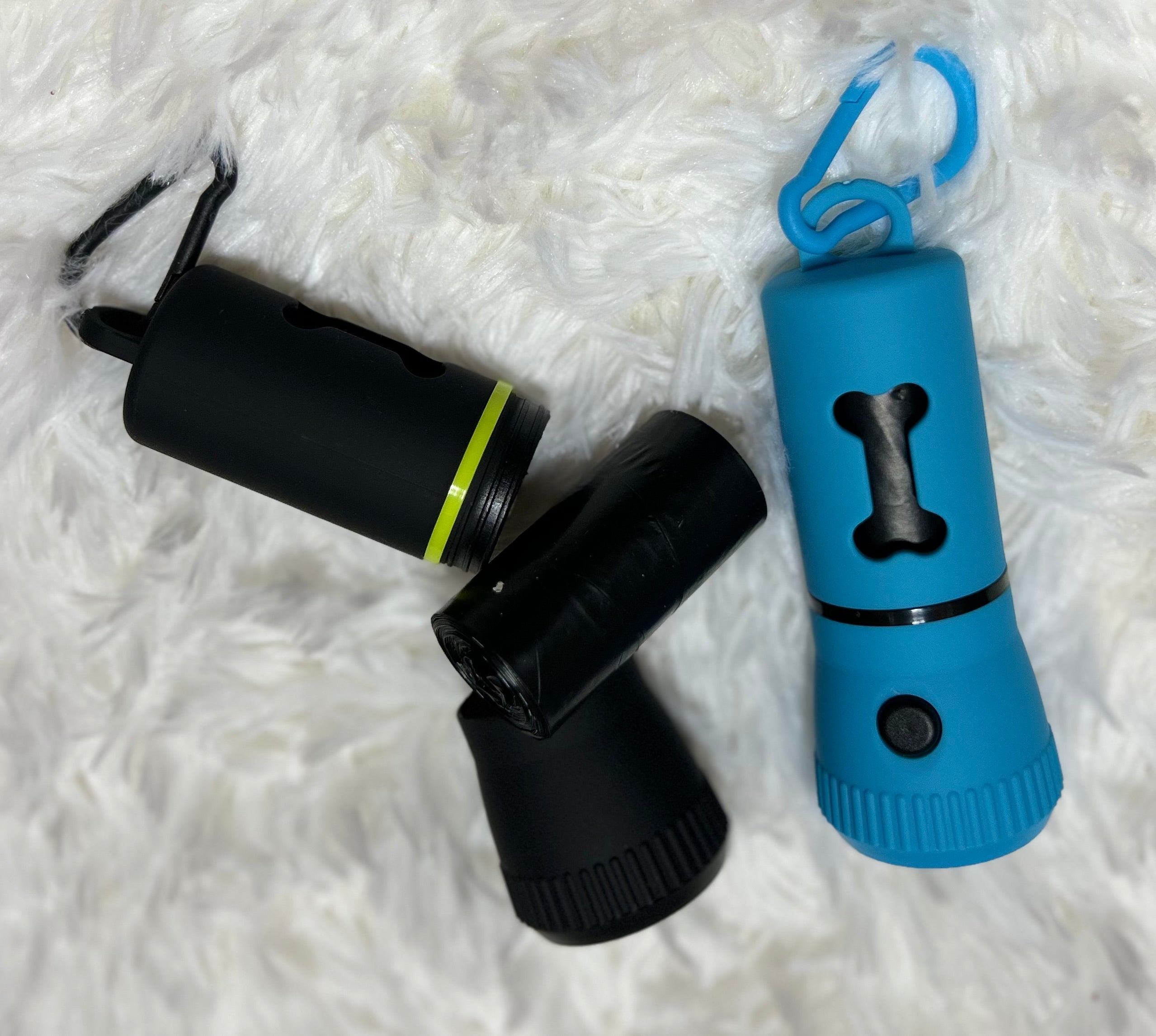 Dog Waste Bags Dispenser with Flashlight