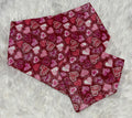 Pink/Red Sparkle Hearts Valentine Scrunchie Pet Bandana