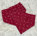 Red Sparkle Hearts Valentine Scrunchie Pet Bandana
