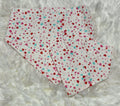White with Tiny Hearts Valentine Scrunchie Pet Bandana