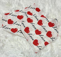 Love Hearts Valentine Scrunchie Pet Bandana