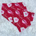 Love with Cup Valentine Scrunchie Pet Bandana
