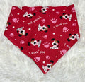 I Woof You Valentine Scrunchie Pet Bandana