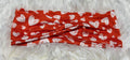 Red with Hearts Valentine Headband
