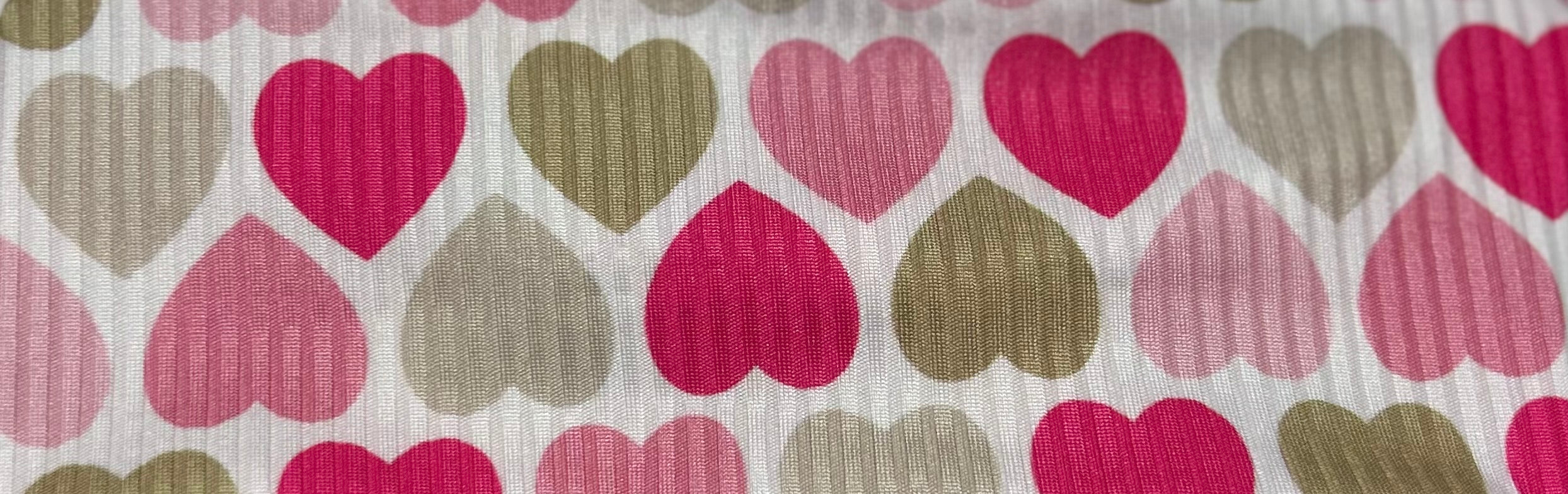 Pink Hearts Valentine Headband