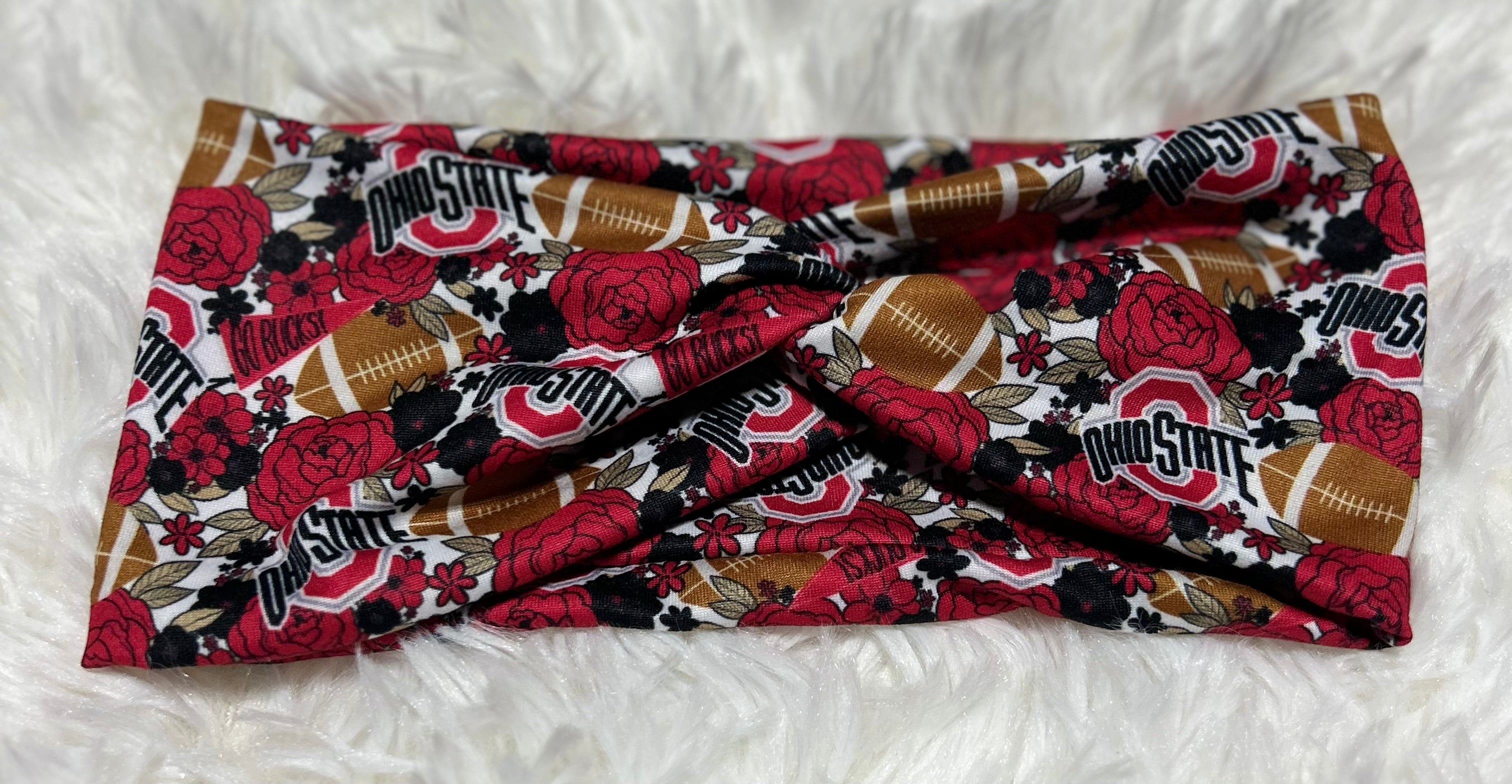 Floral Buckeyes Headband