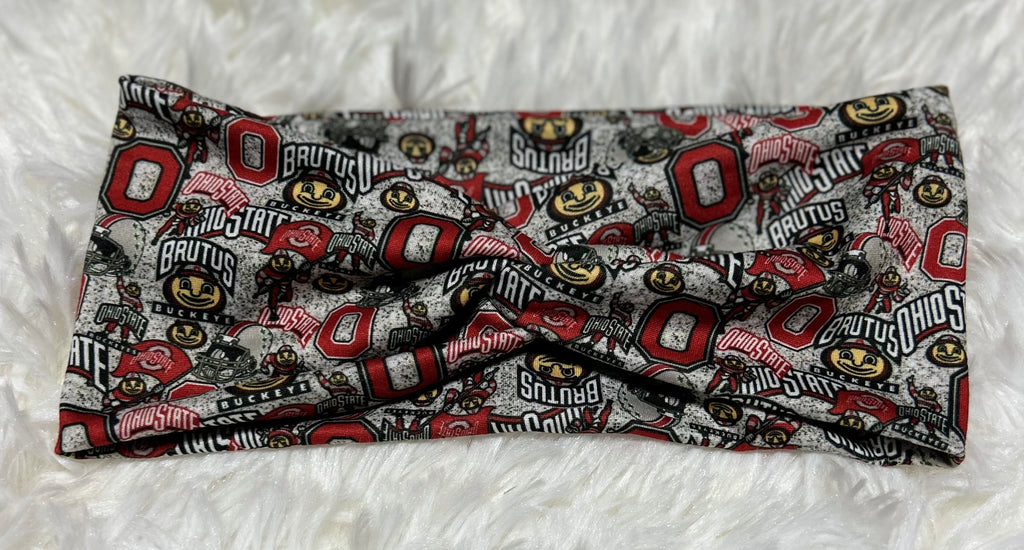 Grey Doodle OSU Headband