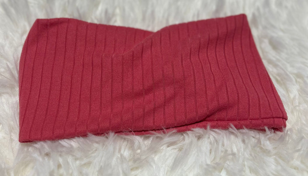 Salmon 8x2 Rib Headband