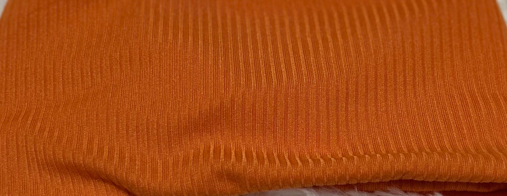 Orange 4x2 Rib Headband