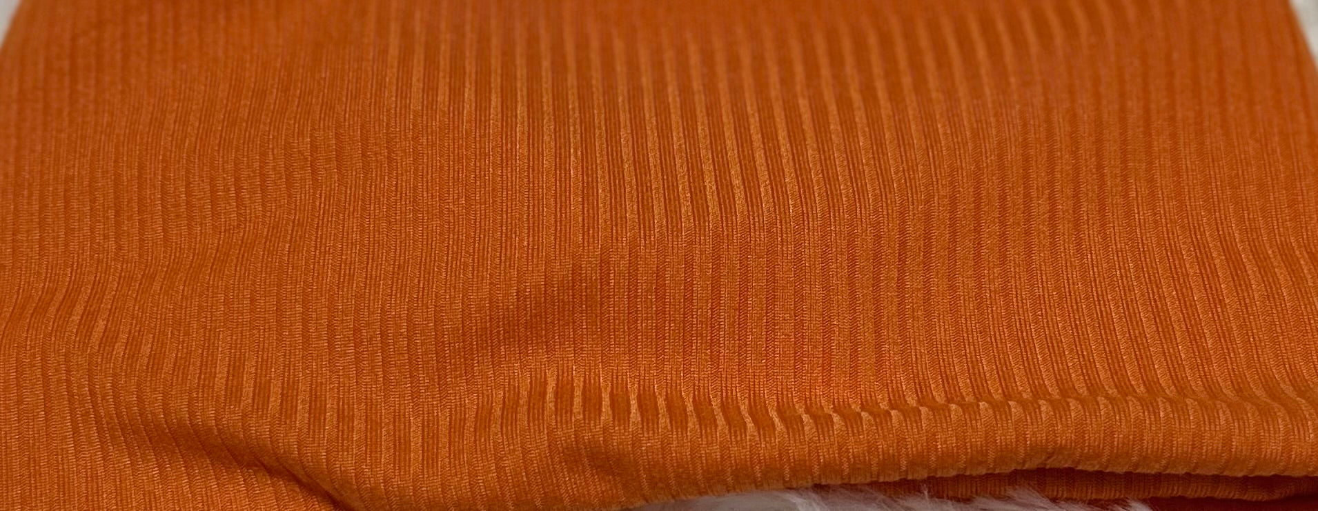 Orange 4x2 Rib Headband