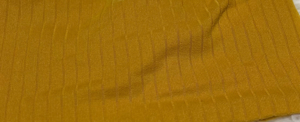 Mustard Yellow 8x2 Rib Headband