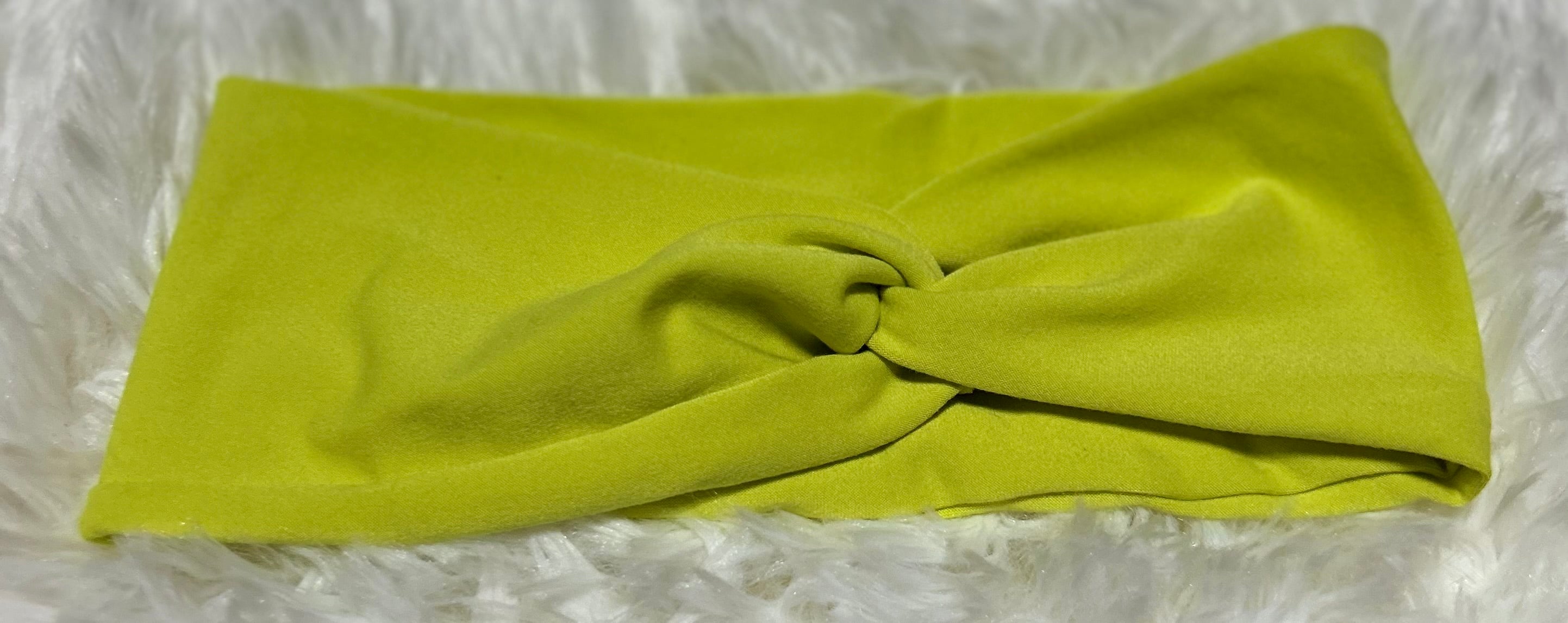 Fluorescent Yellow Headband