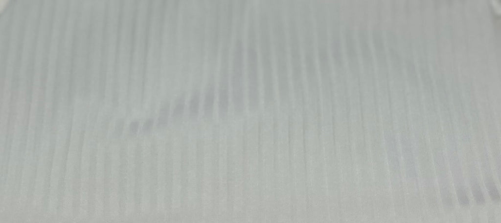 White 4x2 Rib Headband