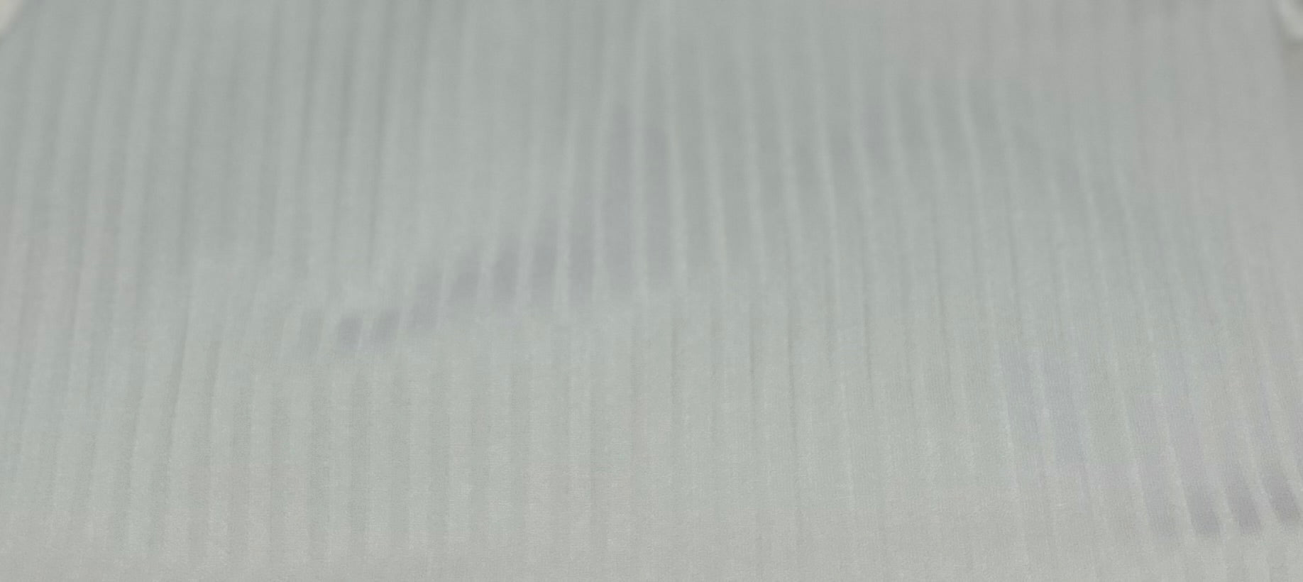 White 4x2 Rib Headband