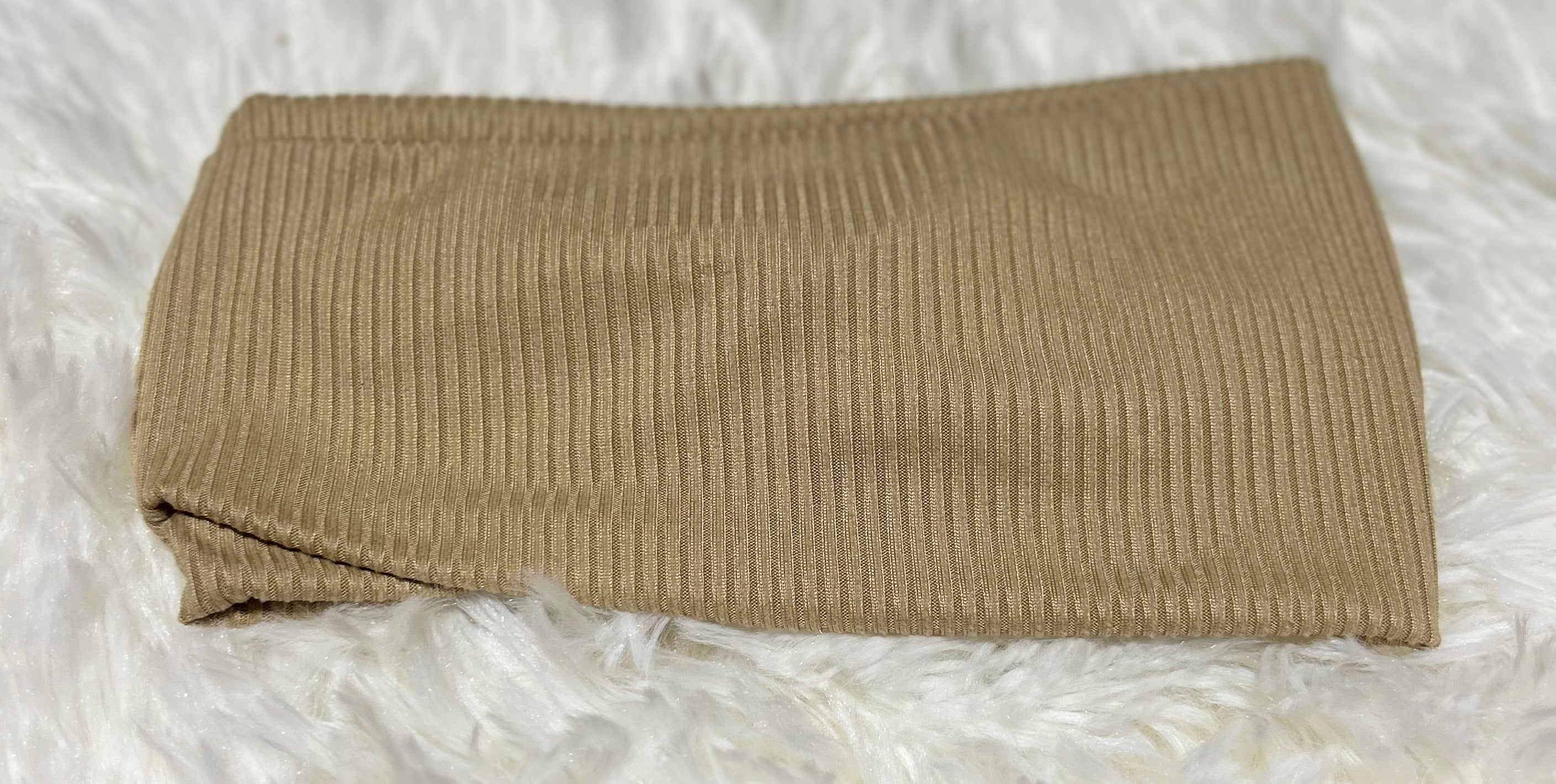 Tan 4x2 Rib Headband