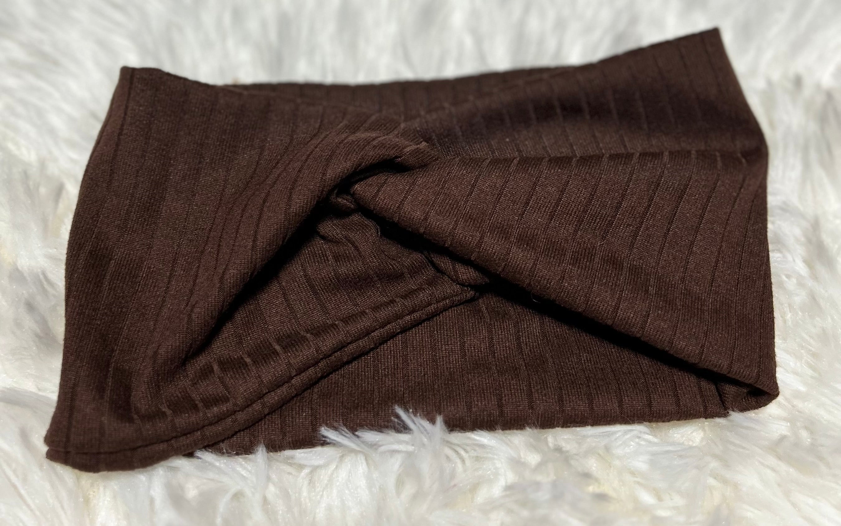 Coffee 8x2 Rib Headband