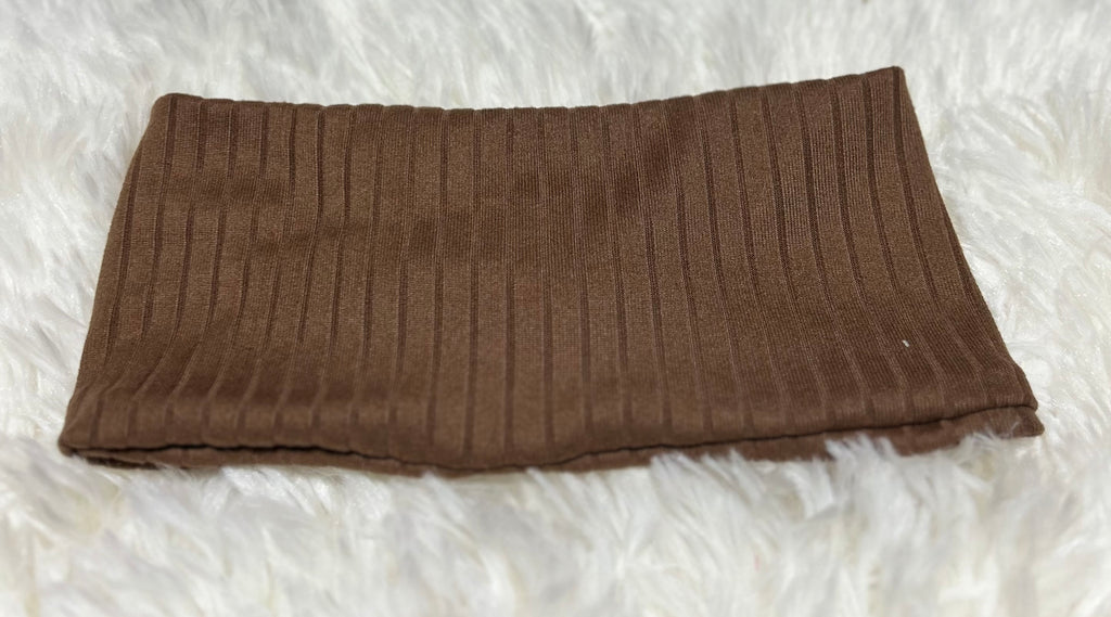 Chocolate 8x2 Rib Headband