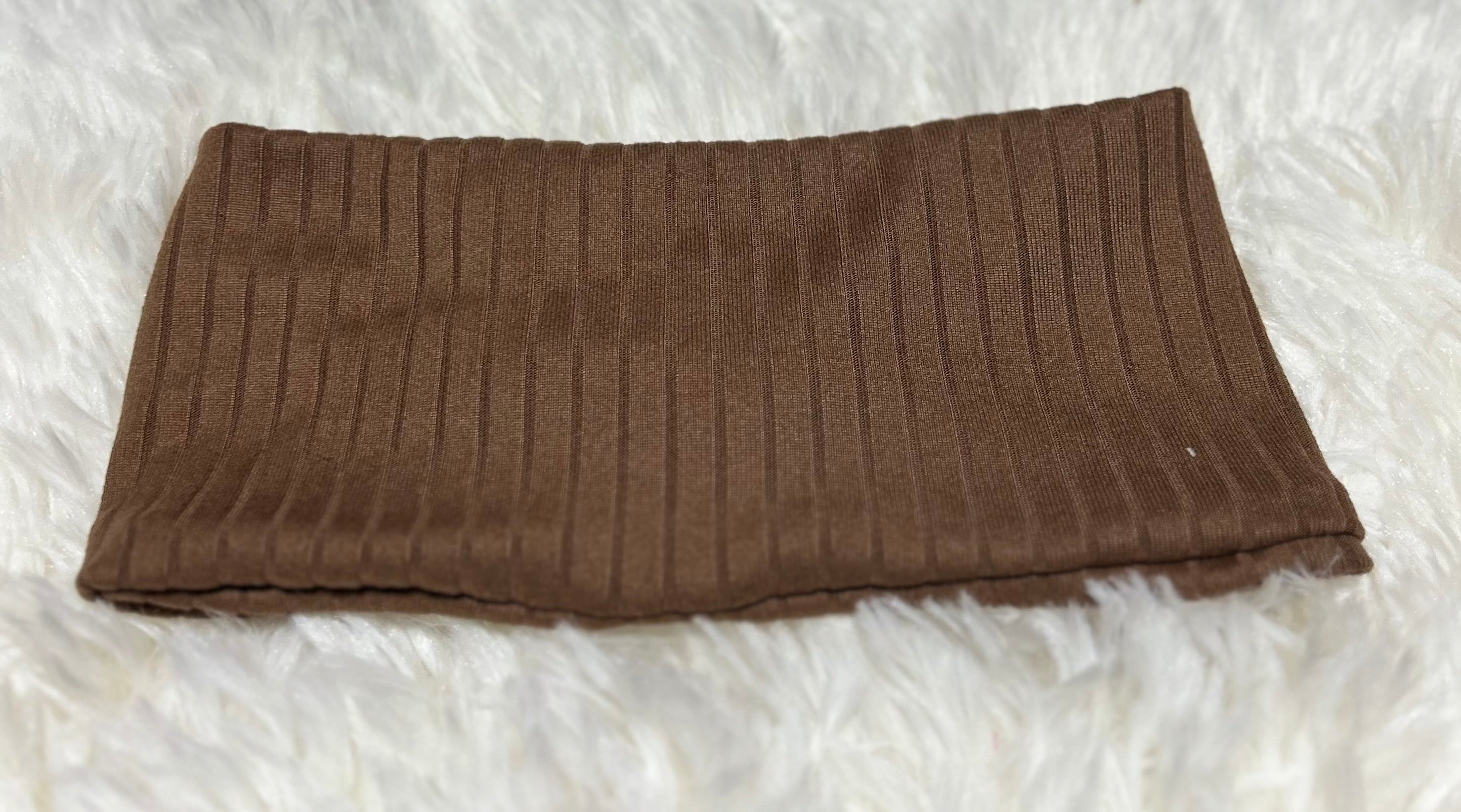 Chocolate 8x2 Rib Headband