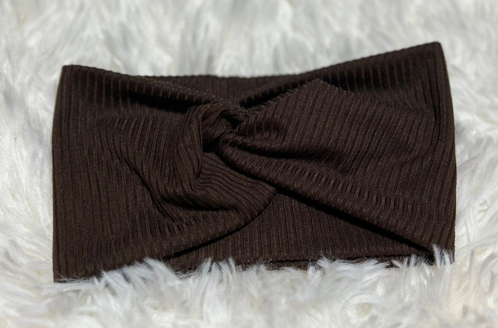 Espresso 4x2 Rib Headband