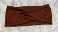 Burnt Orange 8x2 Rib Headband