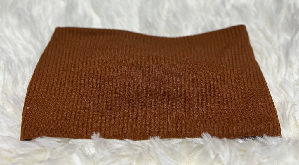Burnt Orange 4x2 Rib Headband