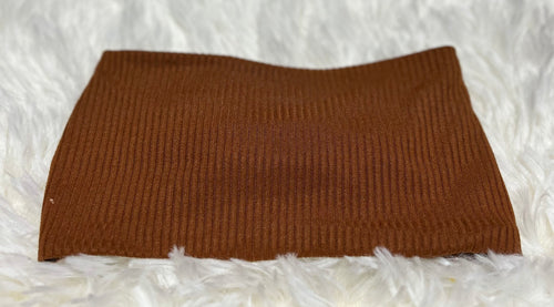 Burnt Orange 4x2 Rib Headband