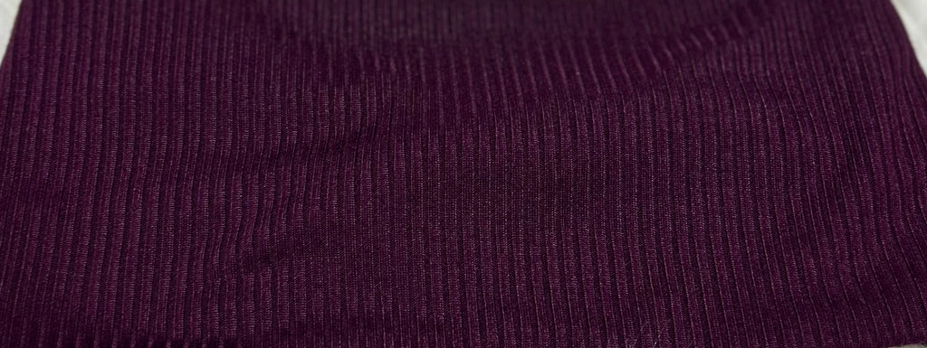 Plum 4x2 Rib Headband