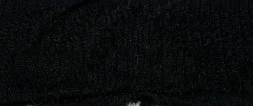 Black 8x2 Rib Headband