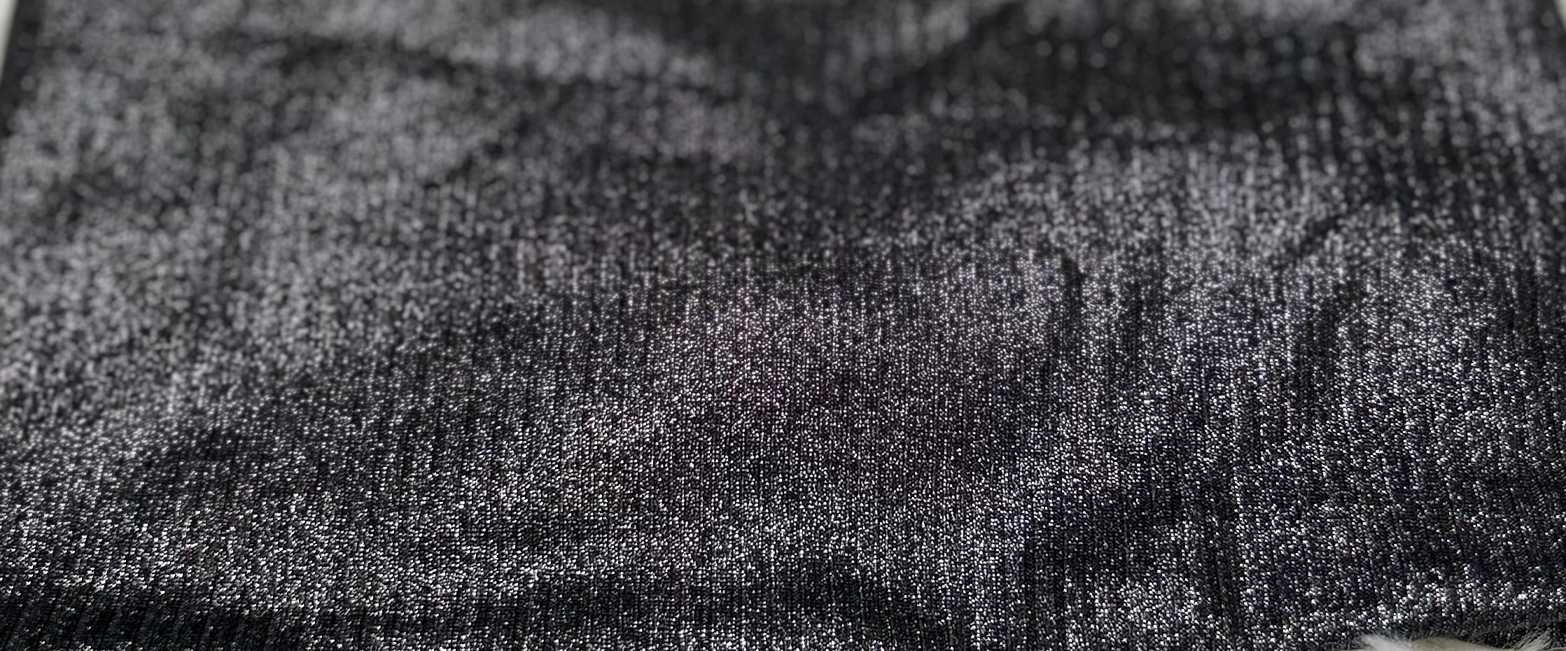 Smoky Grey Glitter 4x2 Rib Headband