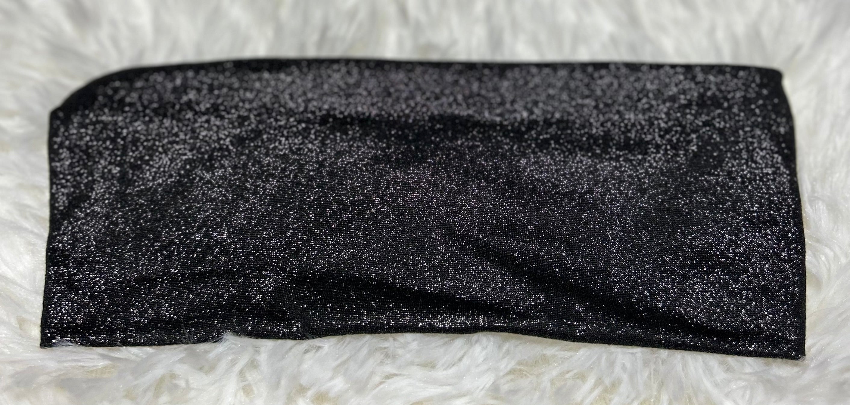 Black Glitter Headband
