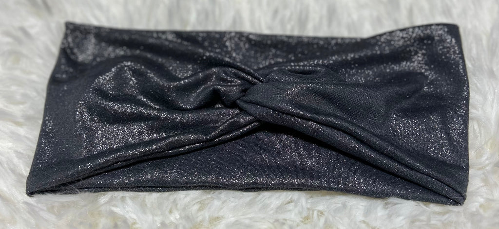 Grey Glitter Headband