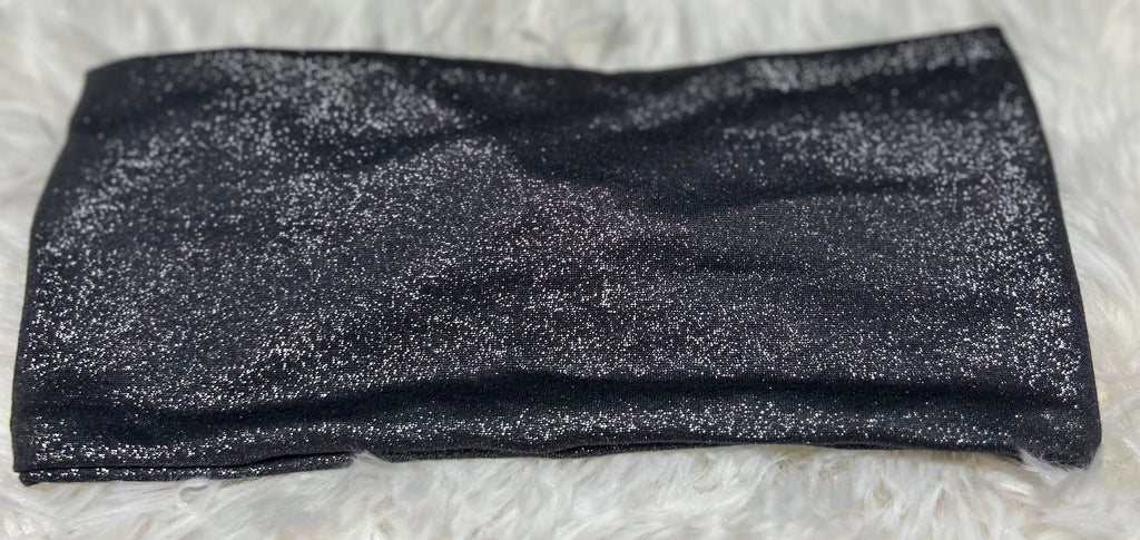 Grey Glitter Headband