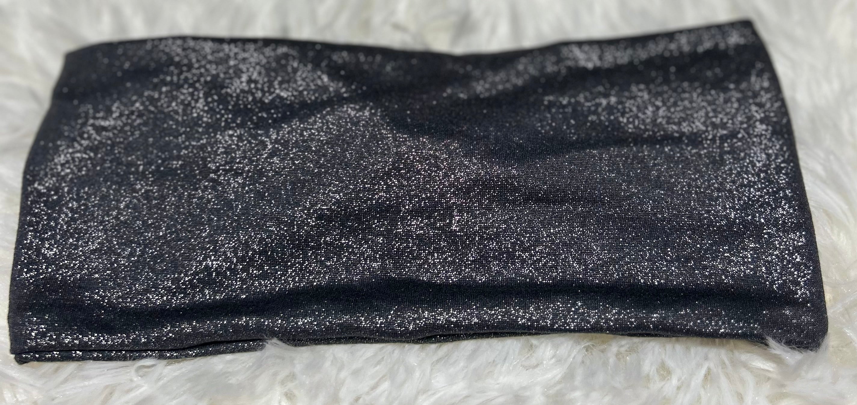 Grey Glitter Headband