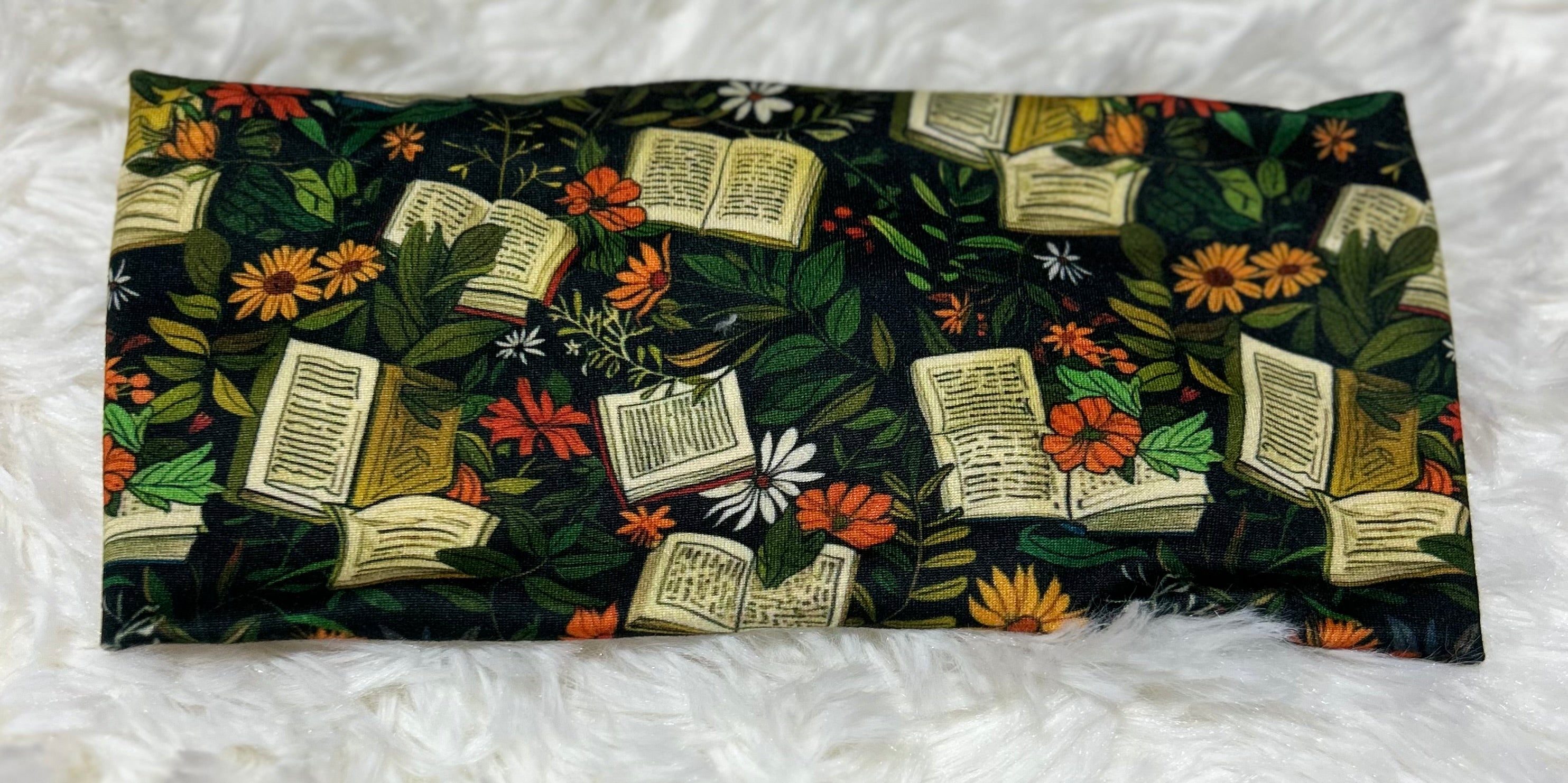 Dark Green Books Headband