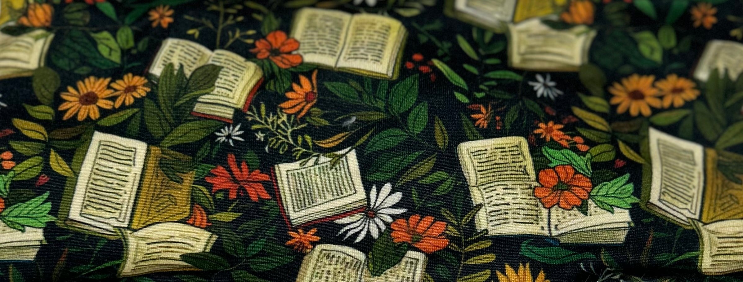 Dark Green Books Headband