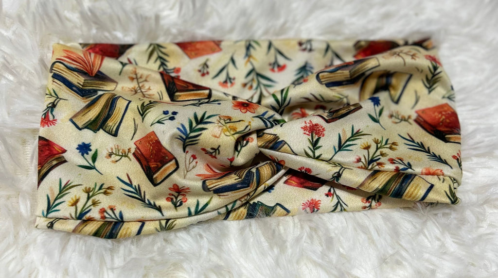 Cream Variation Books 2 Headband