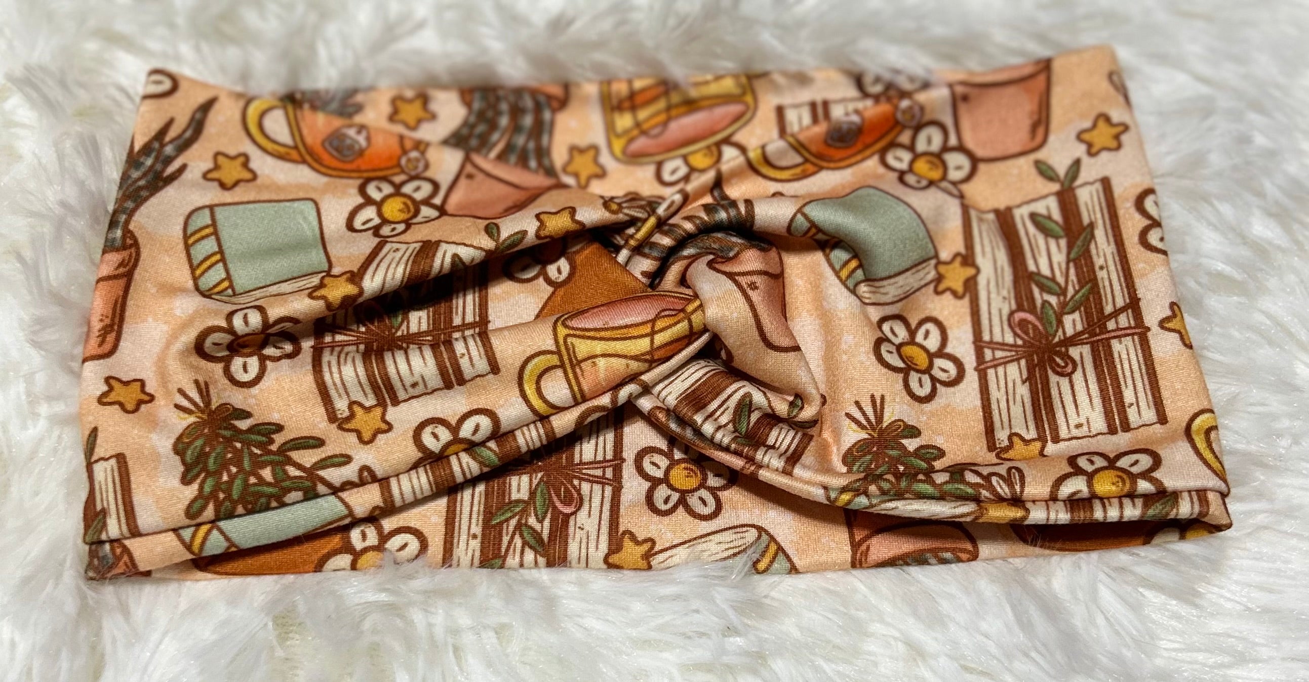 Books and Plants Headband