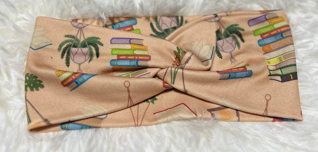 Peach Plants Headband