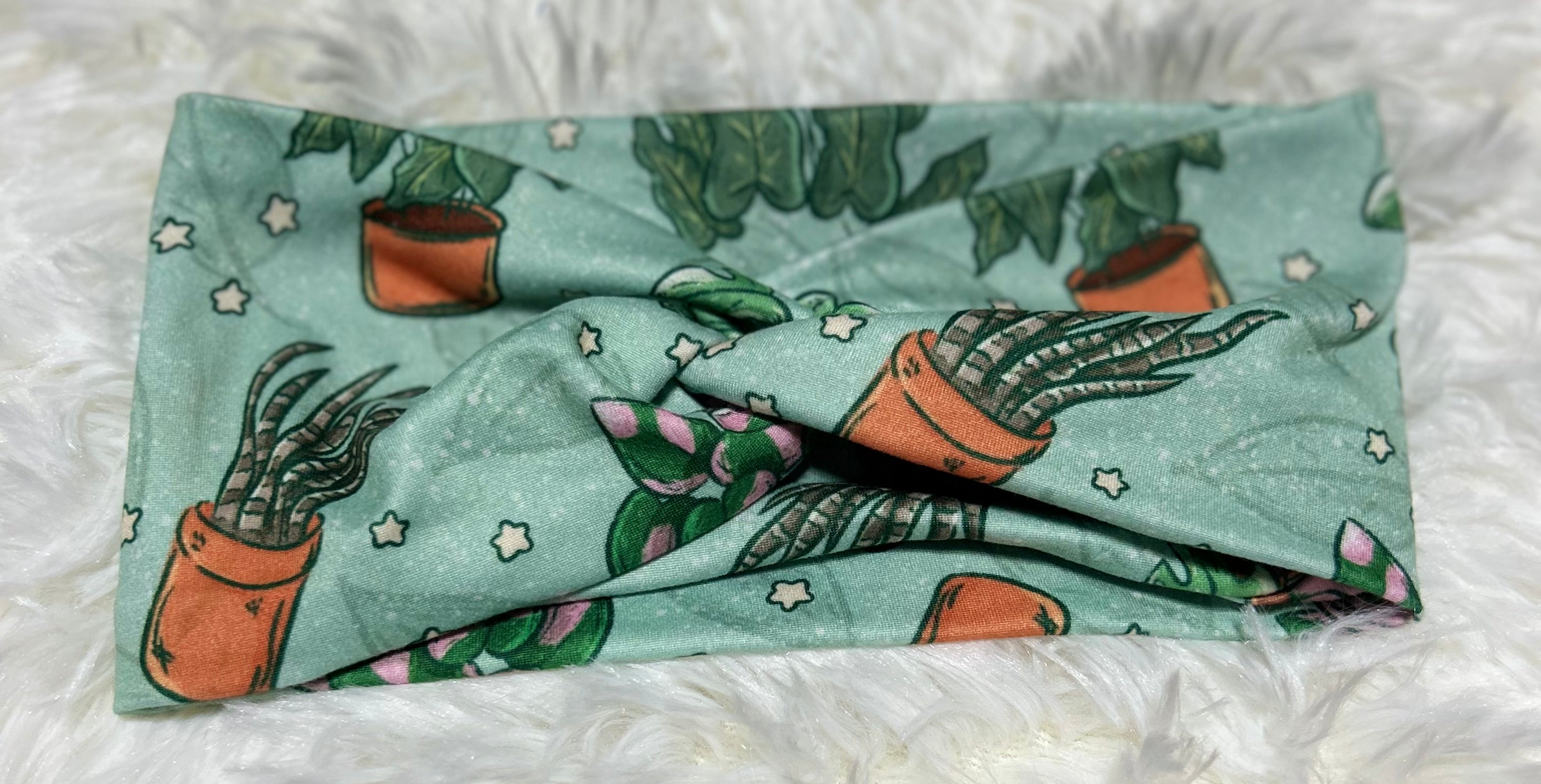 Green Plants Headband