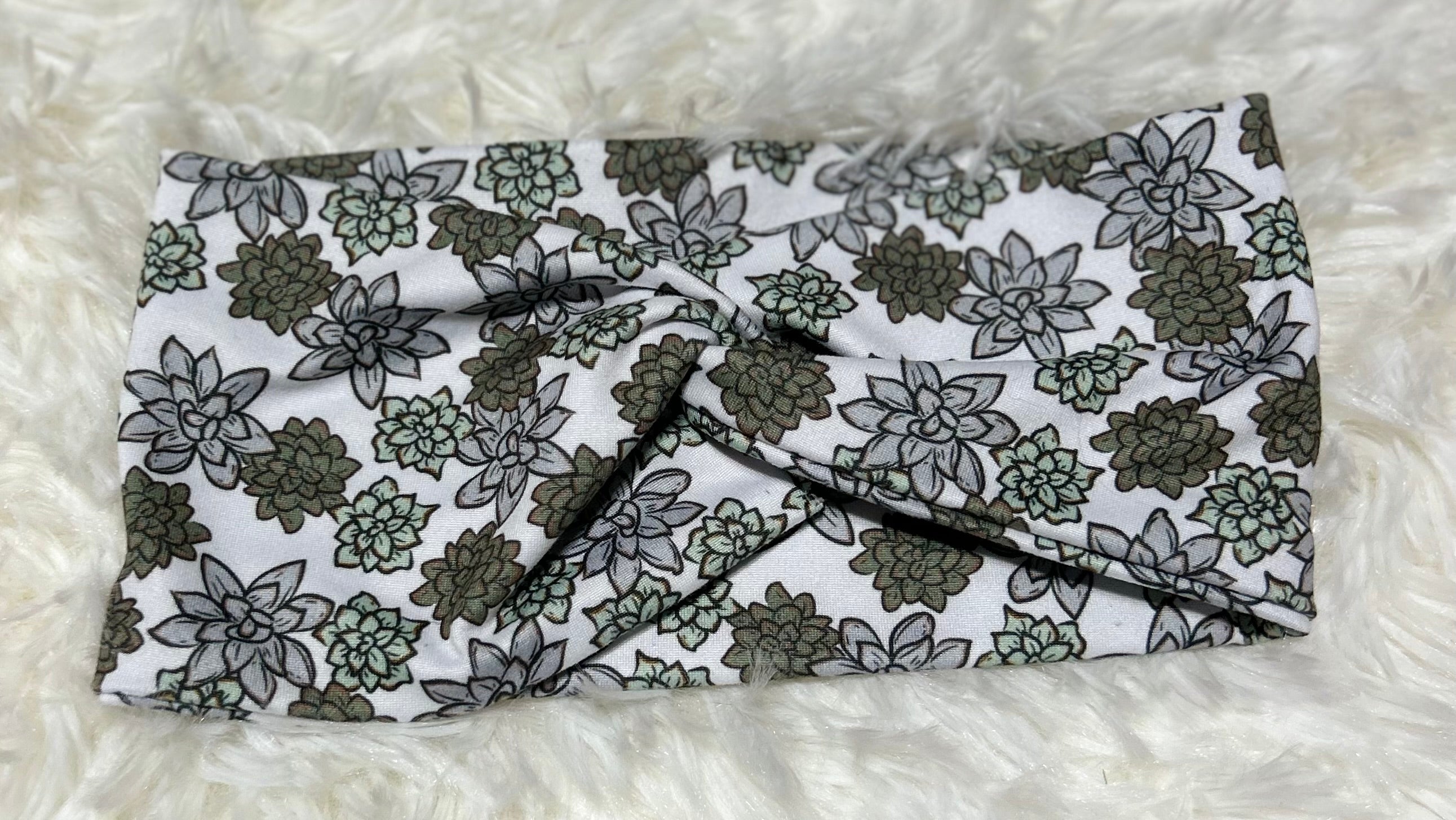 Green Foliage Headband