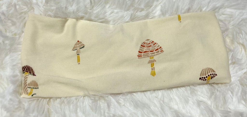 Mushroom Cream Headband