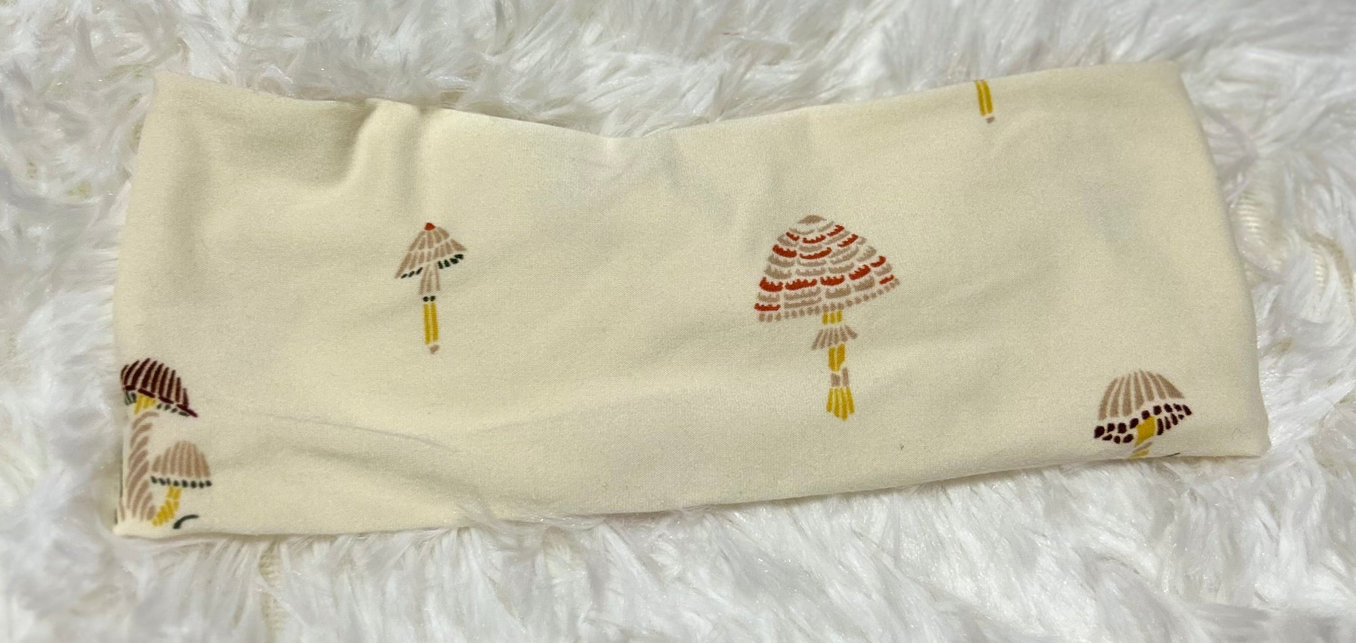 Mushroom Cream Headband