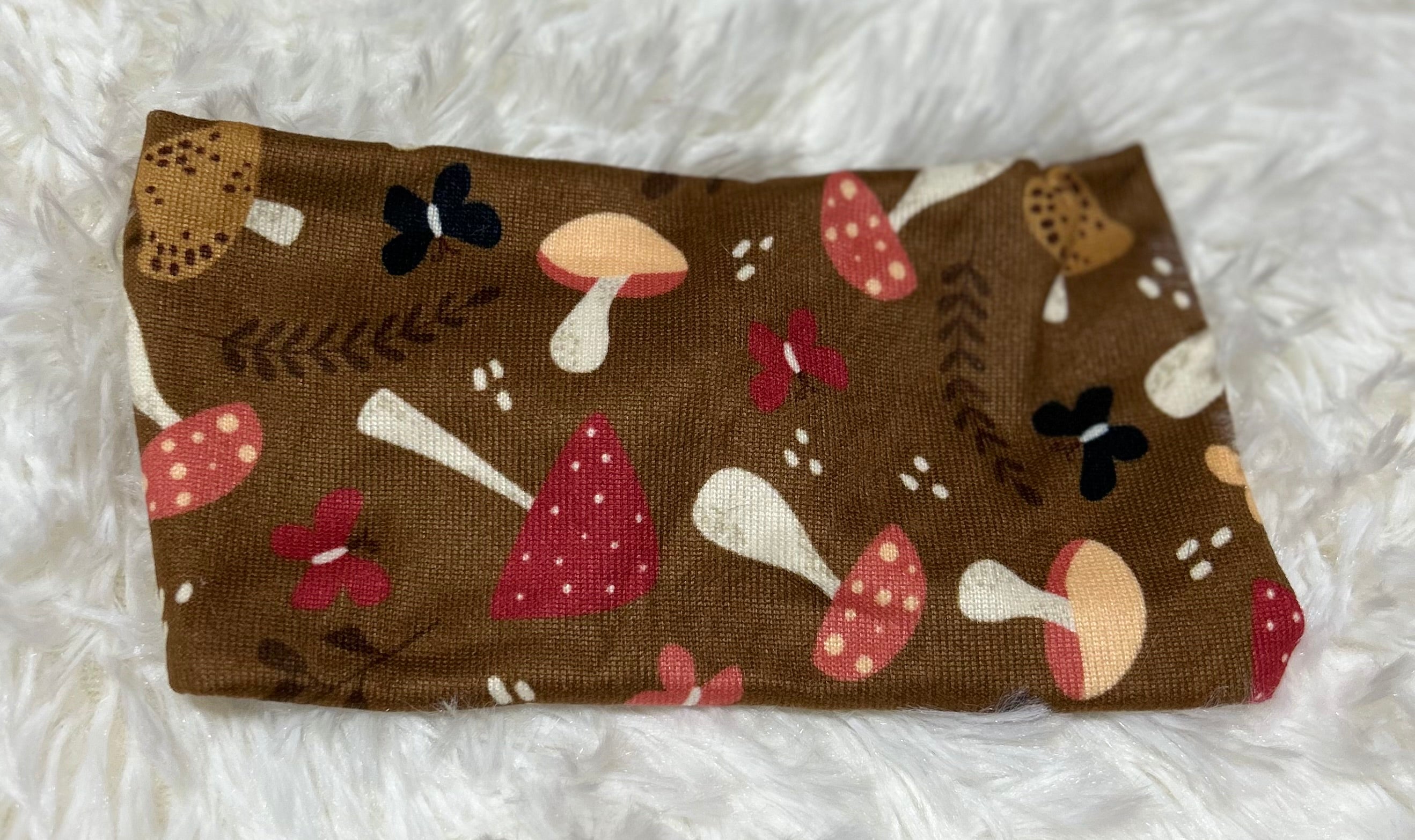Mushroom Brown Headband