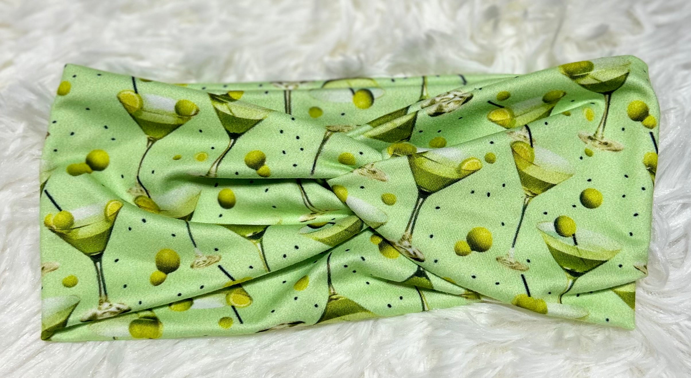 Lime Martini Headband
