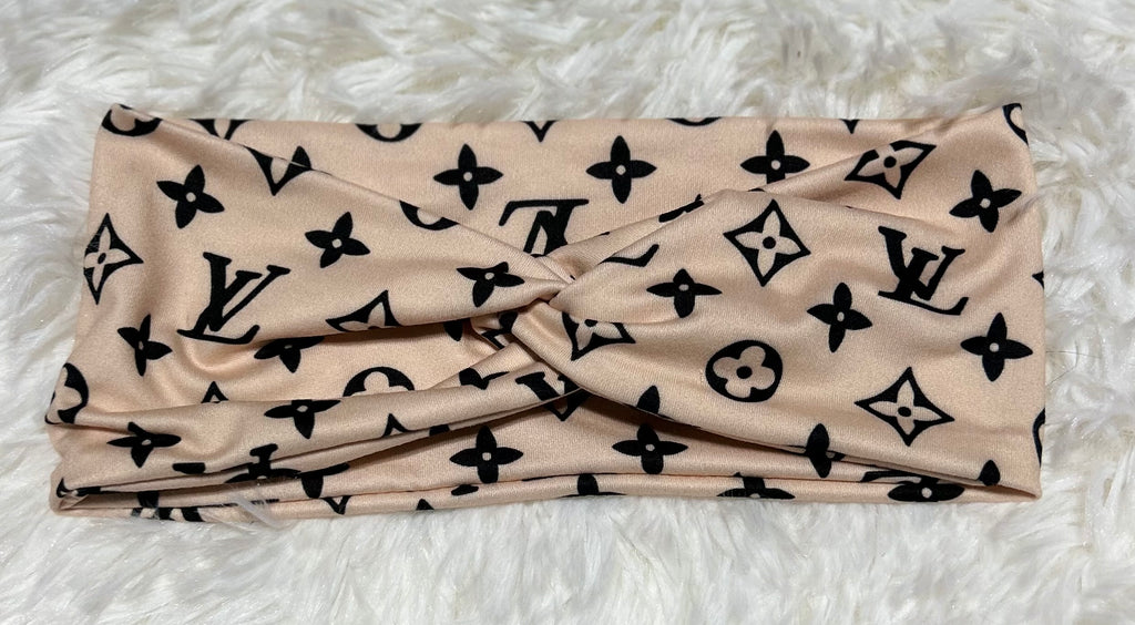 Light Peach LV Headband